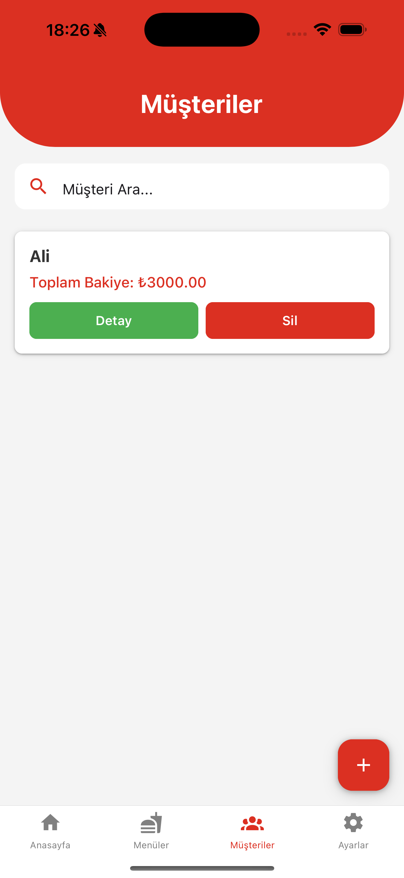 Yıldırım Yemek Mobile App - Screenshot